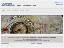 Tablet Screenshot of credensllc.com